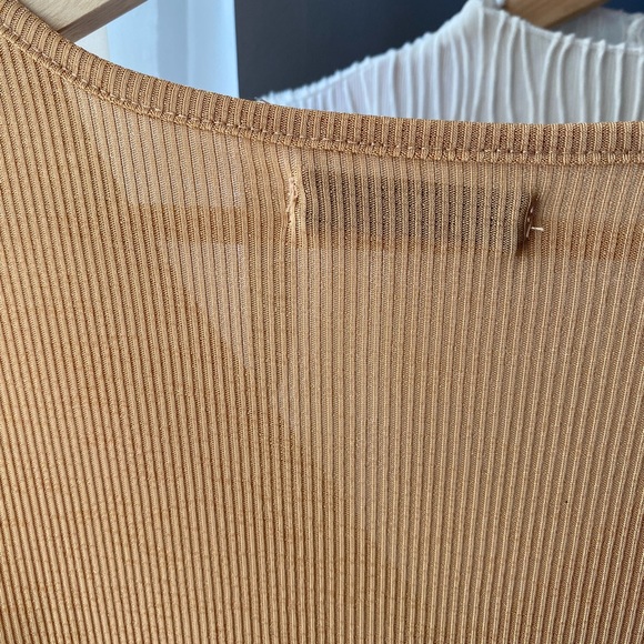 SHEIN PEEPHOLE CINCHED LONG SLEEVE DRESS - Picture 13 of 13